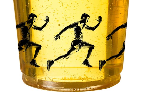 Slam four beers while running? 'Beer mile' races go mainstream