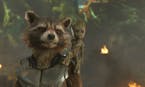This image released by Disney shows the Rocket, voiced by Bradley Cooper, left, and Groot, voiced by Vin Diesel in a scene from Marvel's "Guardians Of