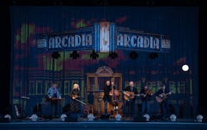 Alison Krauss & Union Station performing on their Arcadia Tour stop at the Ledge Amphitheater in Waite Park Sunday, June 8, 2025. They are, from left