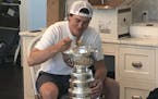 T.J. Oshie ate Cap'n Crunch out of the Stanley Cup in Hockeytown USA