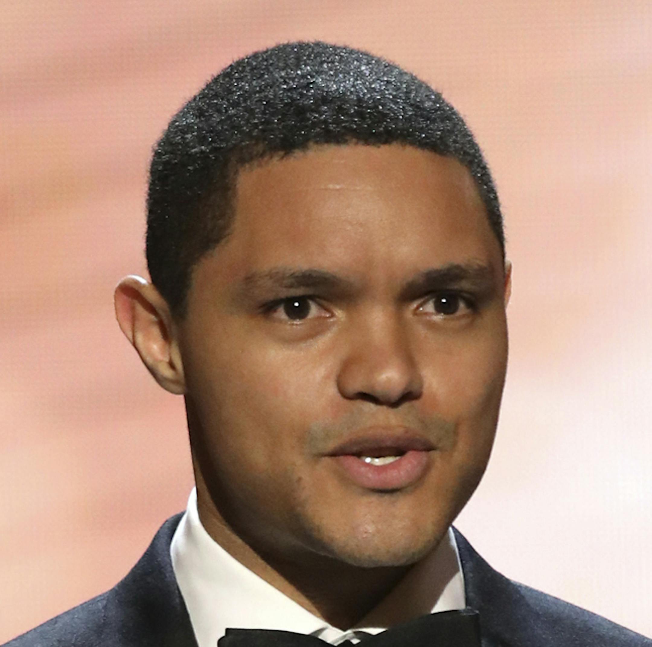 Trevor Noah presents the award for outstanding actress in a comedy series at the 48th annual NAACP Image Awards at the Pasadena Civic Auditorium on Saturday, Feb. 11, 2017, in Pasadena, Calif. (Photo by Matt Sayles/Invision/AP)