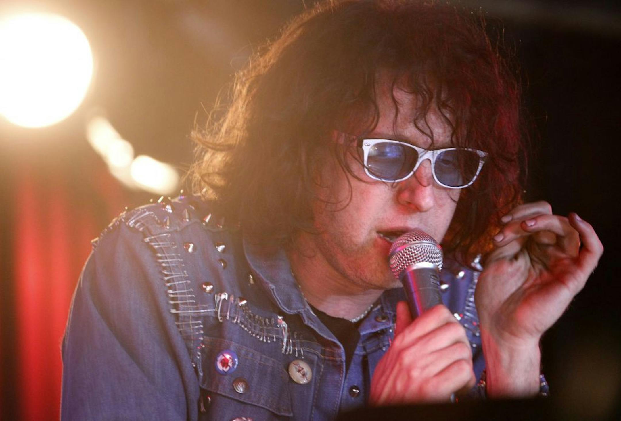 Mark Mallman during his 2010 marathon.