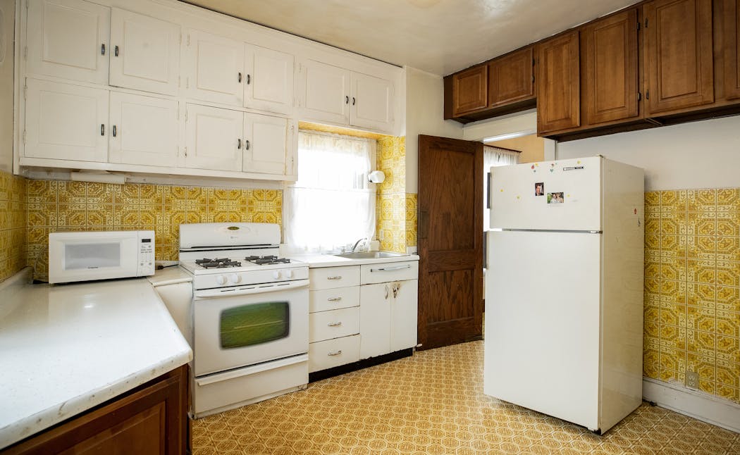 The kitchen in the St. Paul home was last updated in the 1960s.