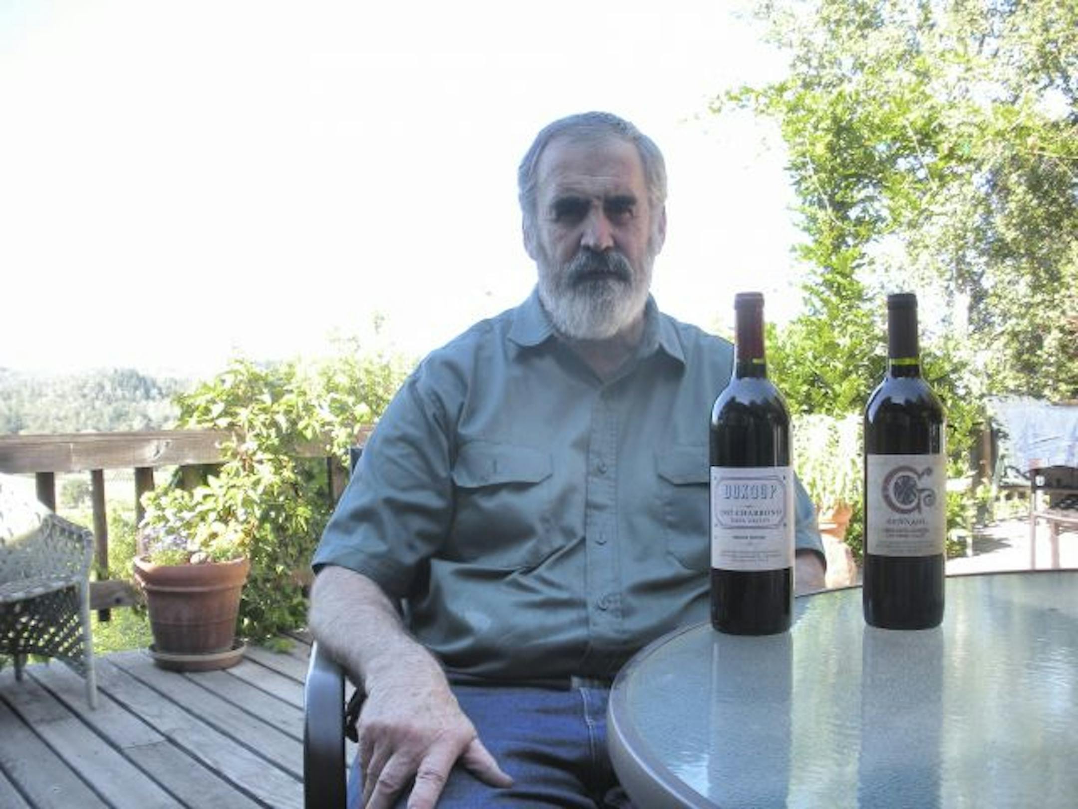 Anoka native Andy Cutter at his rustic winery in Sonoma County's Dry Creek Valley.