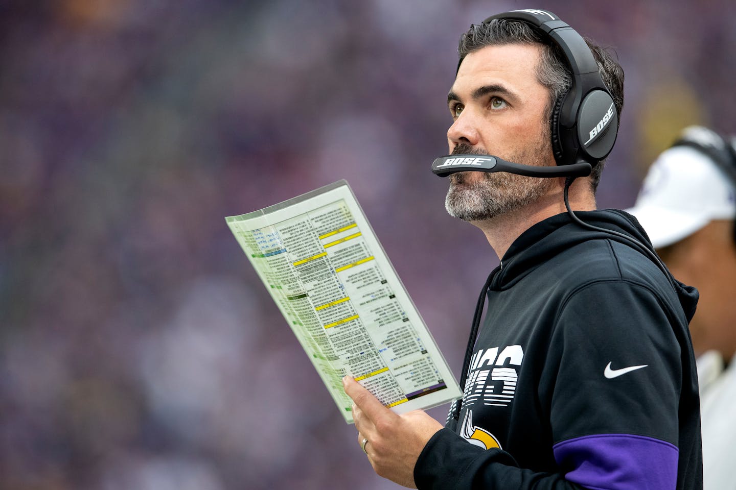 Vikings offensive coordinator Kevin Stefanski.