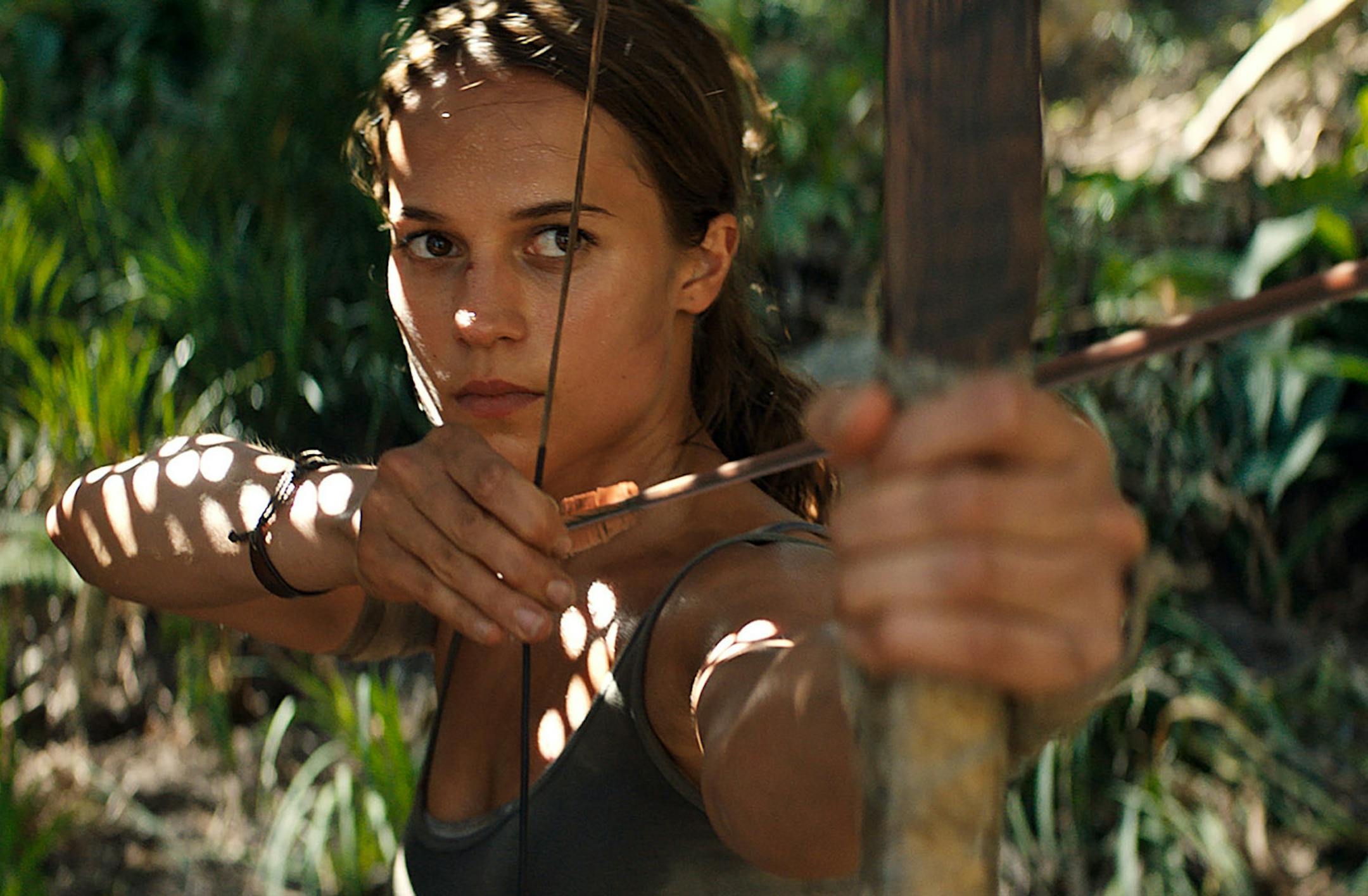 Alicia Vikander as Lara Croft in "Tomb Raider."