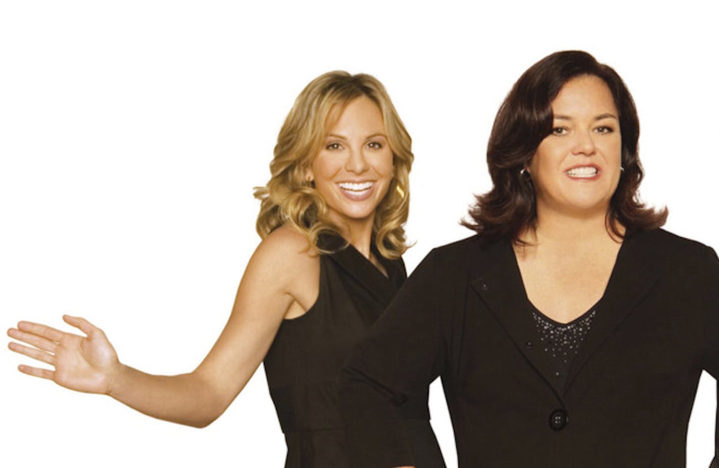 This 2006 file photo, originally provided by ABC, shows Elisabeth Hasselbeck, left, and fellow co-host of ABC's morning talk show "The View," Rosie O'Donnell in New York. The pair squabbled on the show Wednesday, May 23, 2007, and the two co-hosts traded accusations and personal digs.