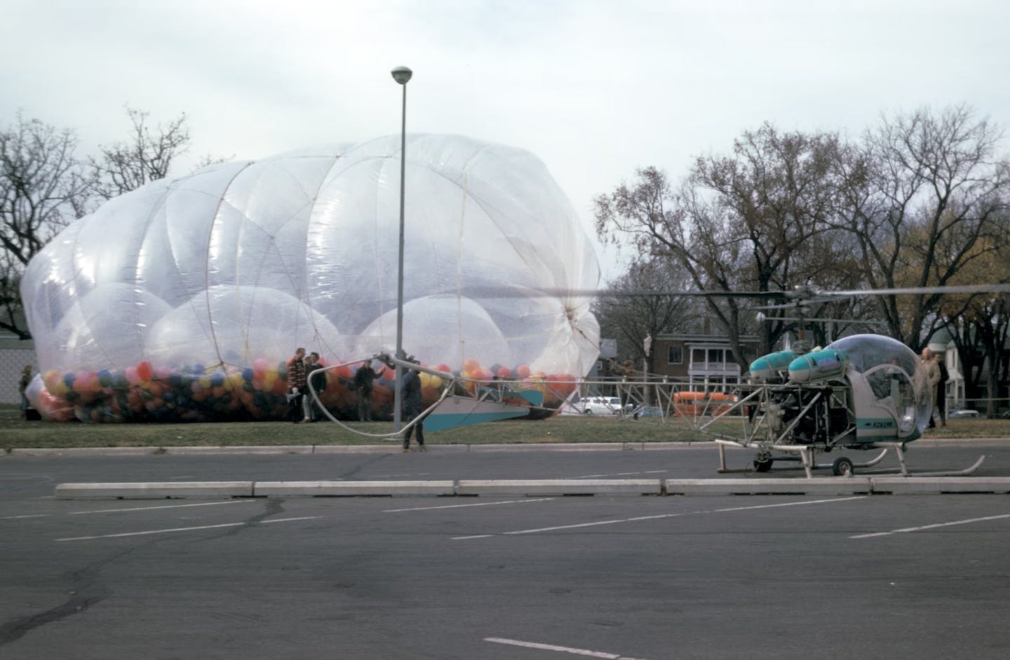 What happened during Christo and Jeanne-Claude's art experiment in MN