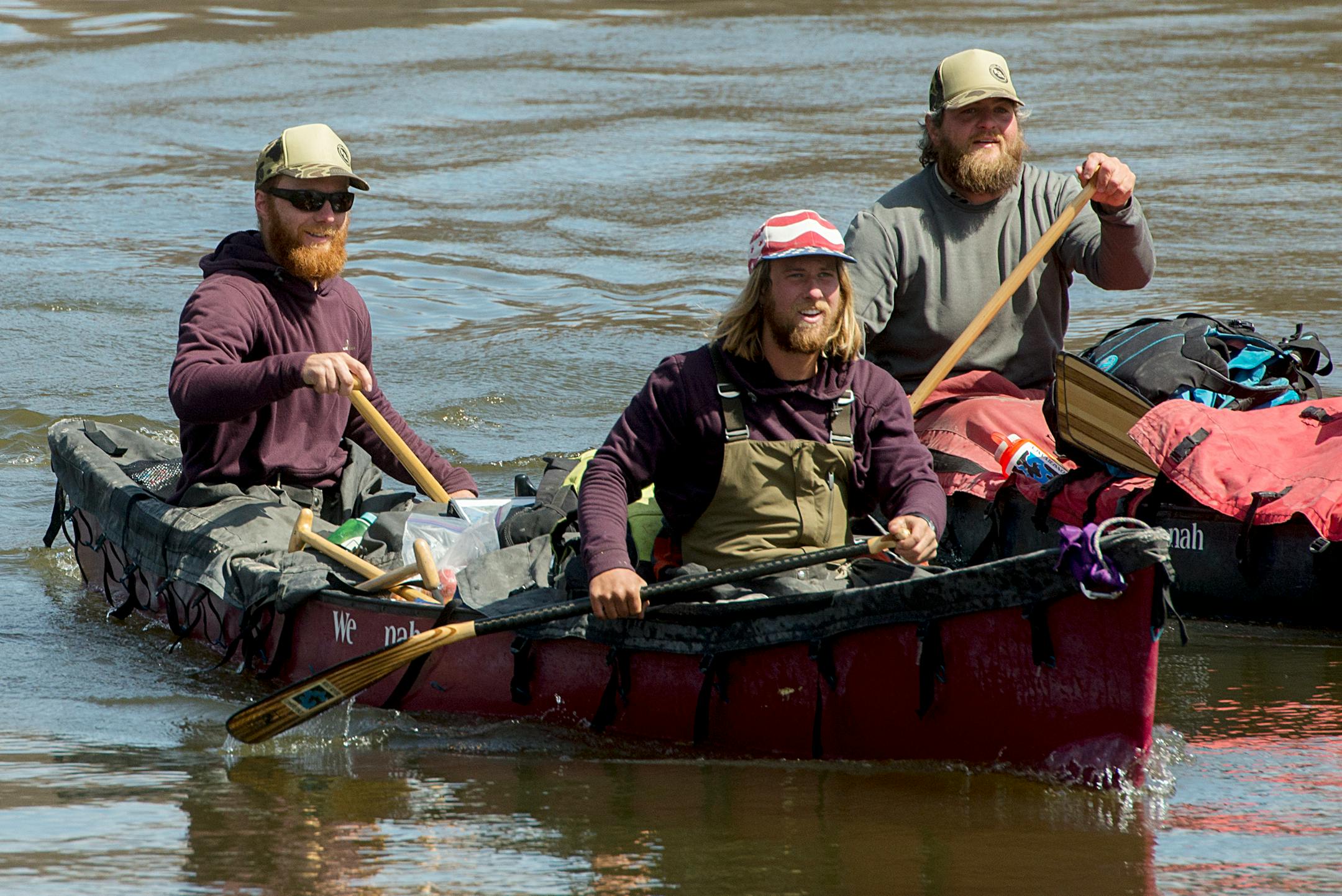 Six friends, four from the St. Cloud area and two from Iowa, recently arrived at Fort Snelling State Park by canoe. They started paddling up the Mississippi River in January from the Gulf of Mexico. Their final destination is the Arctic Ocean, by October, they hope. That would complete a nine-month, 5,200-mile, once-in-a-lifetime journey.