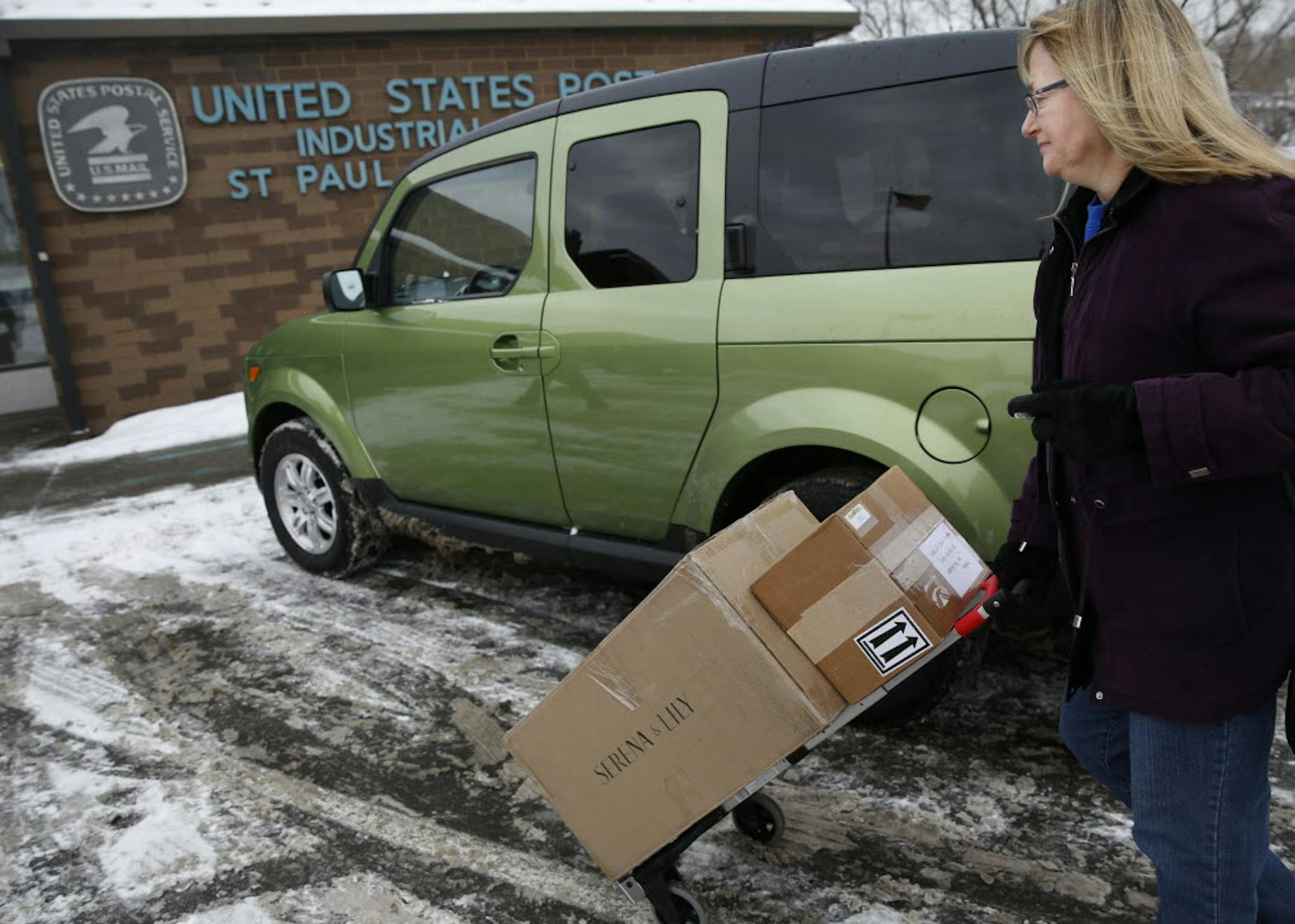 Carol Buche, who was shipping a couple of packages at the St. Paul Post Office at 1430 Concordia Ave., reacted to the USPS news:, "They should have been able to do it years ago."