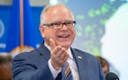 More than half of registered voters in Minnesota approve of the job Democratic Gov. Tim Walz is doing after his first full year in office, a new poll 