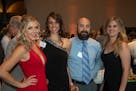 Executive director/founder Rachel Mairose, Dr. Tanya Schulte, Mark Vannurden, Abbey Dockendorf at Bone Appetit, a gala to benefit Secondhand Hounds.