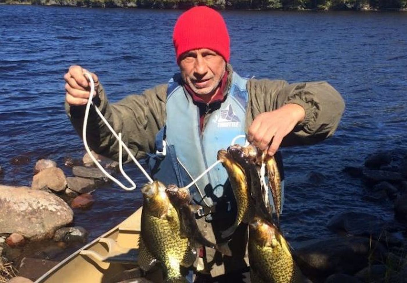 Mark Pavelich avoided the limelight and publicity after his hockey days were over, preferring to fish in the remote reaches of northern Minnesota. Credit: Family submission