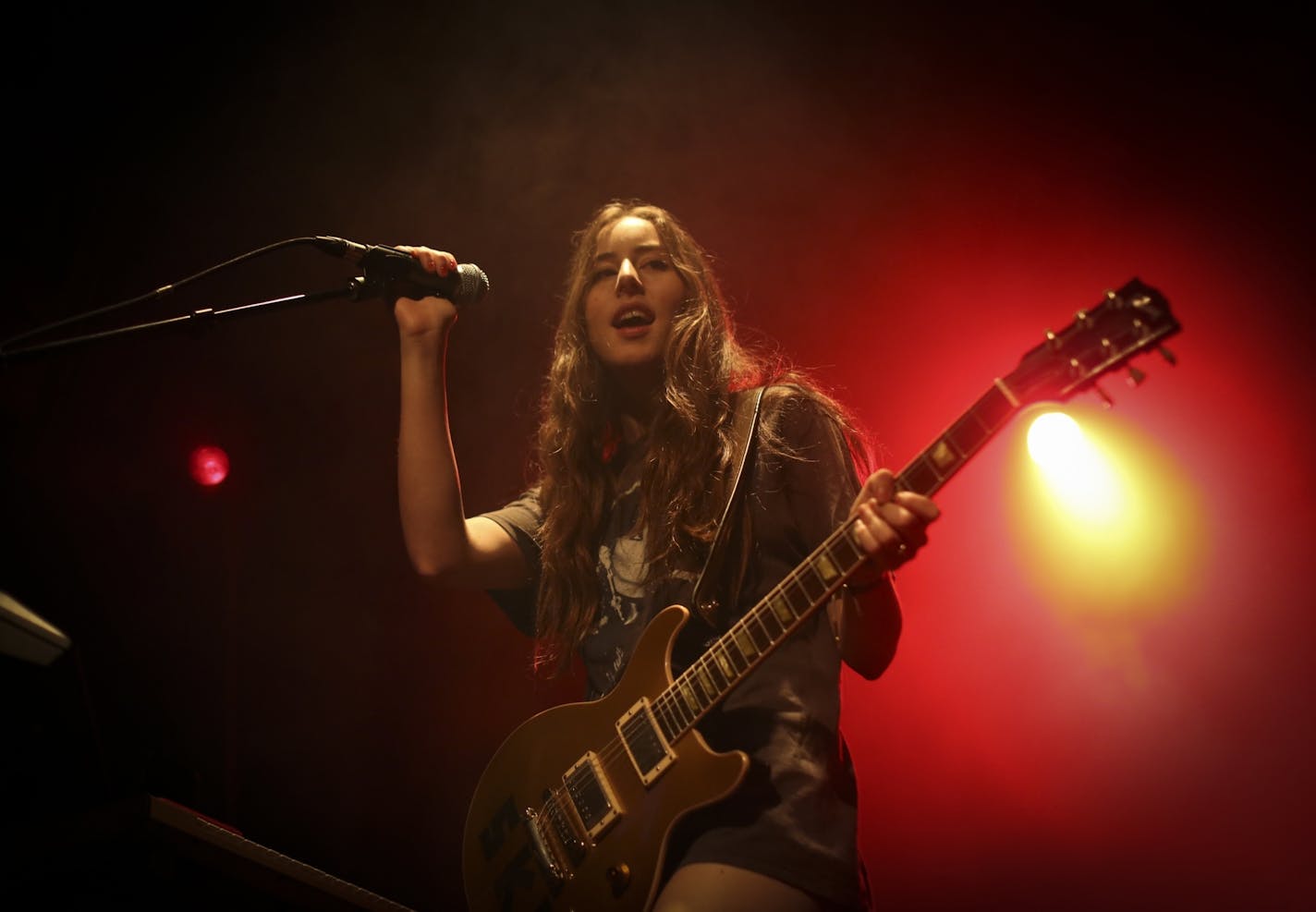 Alana Haim performed on Monday, May 19, 2014, at First Avenue in Minneapolis, Minn.