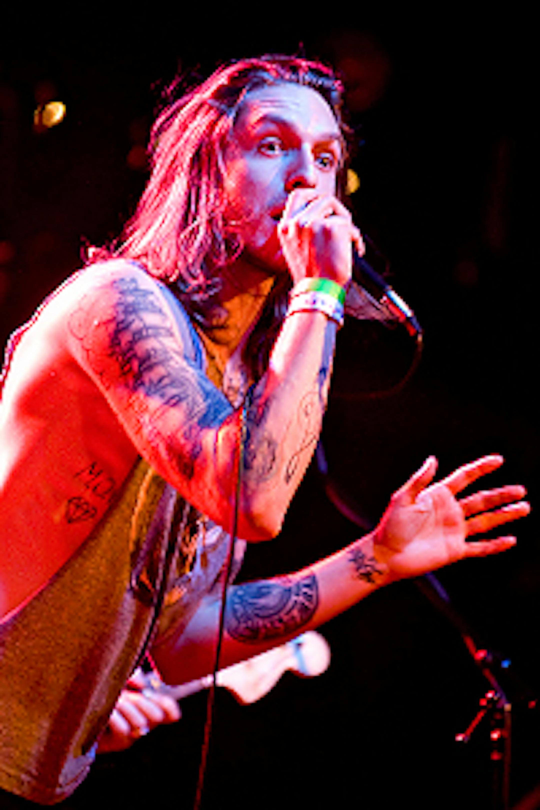 Lead singer Reed Wilkerson of the Japhies at the 2011 Replacements tribute