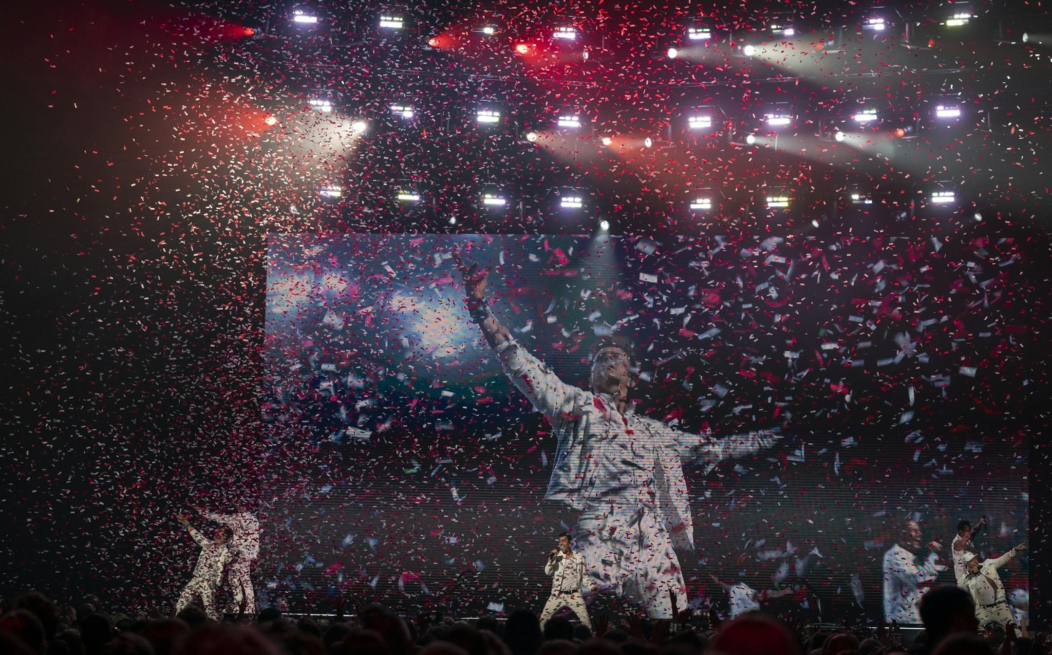 New Kids on the Block performs at Xcel Energy Center.