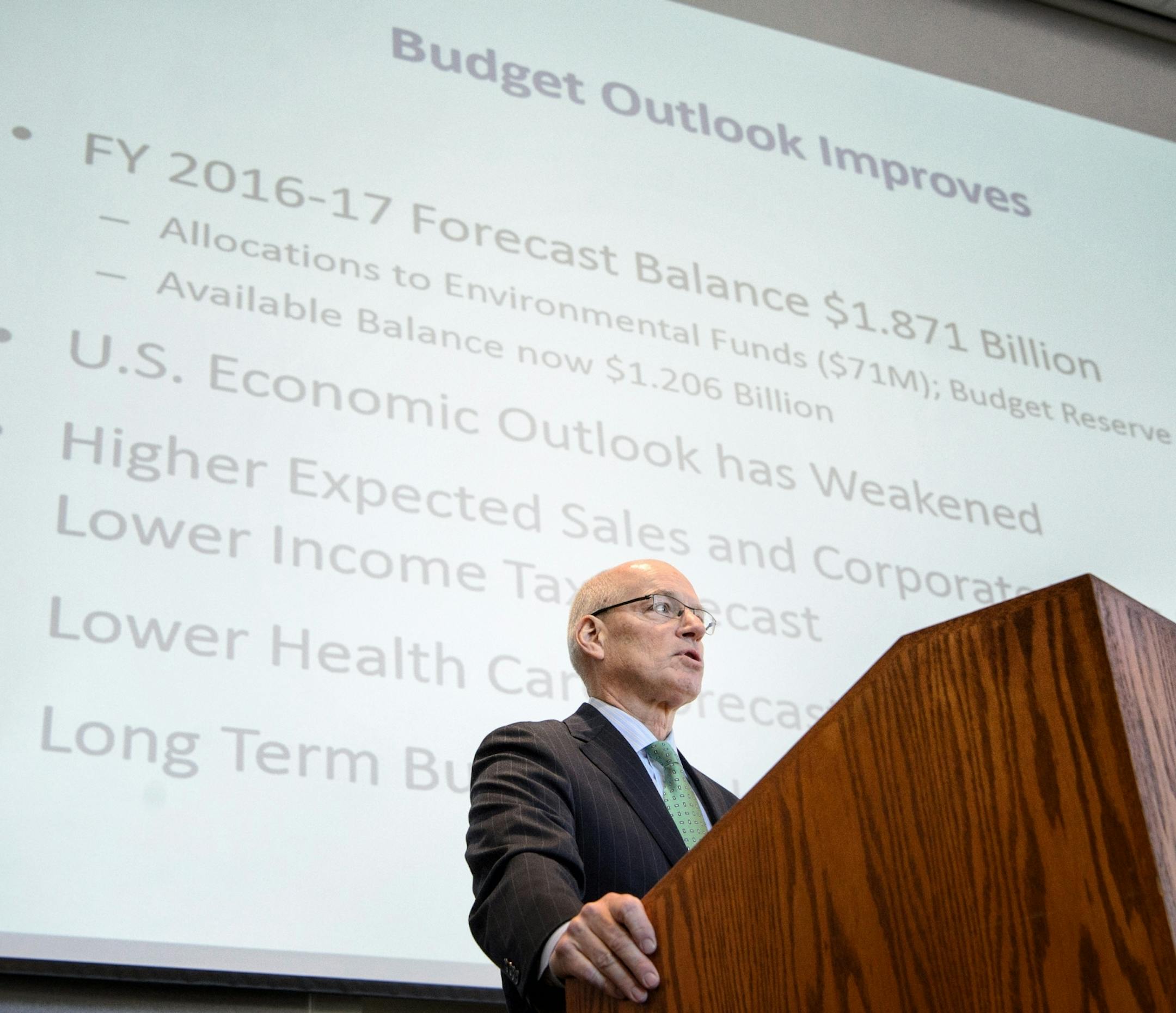 Minnesota Management and Budget Commissioner Myron Frans.