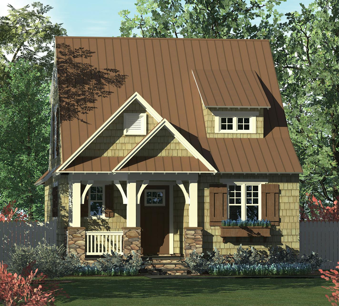 Small bungalow lives large (plan111316)