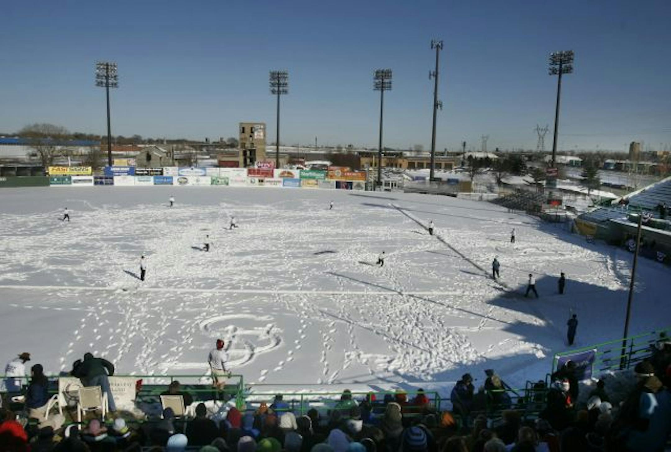 Midway Stadium played host to the inaugural Crispin Iceball Adventure Series.