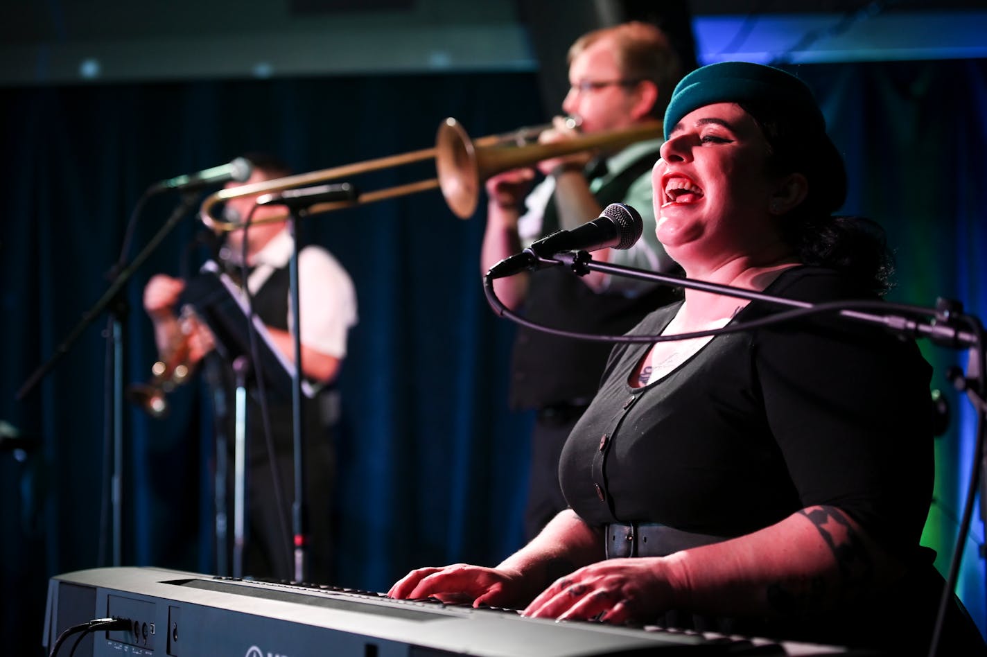 Davina &amp; the Vagabonds performed Saturday night for an online show filmed at the Hook &amp; Ladder.