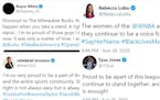 Social media reaction to NBA and WNBA strike