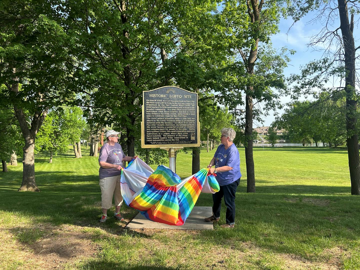 Pine City gets historical marker as site of first rural Pride event