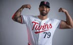 Twins hitting coach David Popkins showed off some muscle during media day at spring training.


The Minnesota Twins media day was held at Lee County H