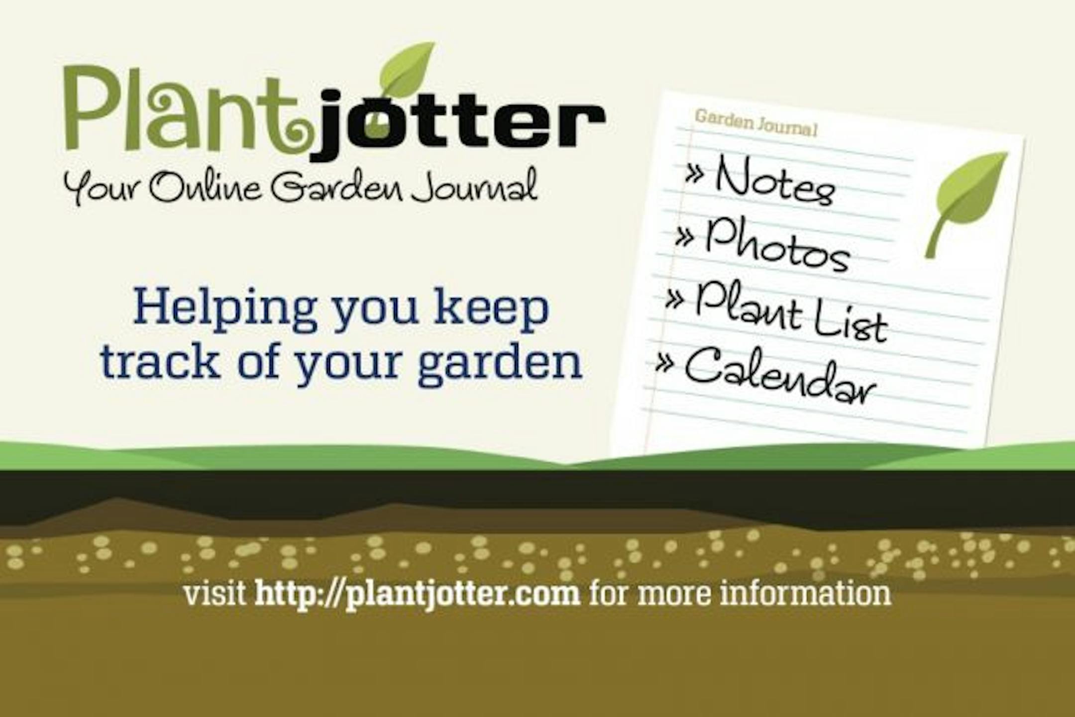Plantjotter online garden journal
