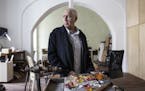 Artist Jimmie Durham at his studio and home, a former 12th-century convent, in Naples, Italy, Feb. 3, 2017. (Giulio Piscitelli/New York Times)