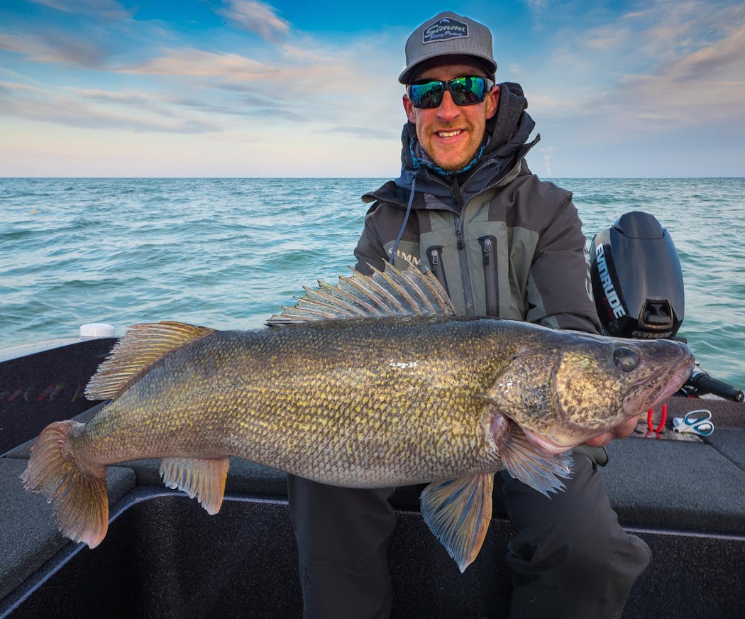 John Hoyer’s long-held dream has been to be a professional fisherman. Now he fishes the a professional walleye tournament circuit sponsored by Cabela’s.