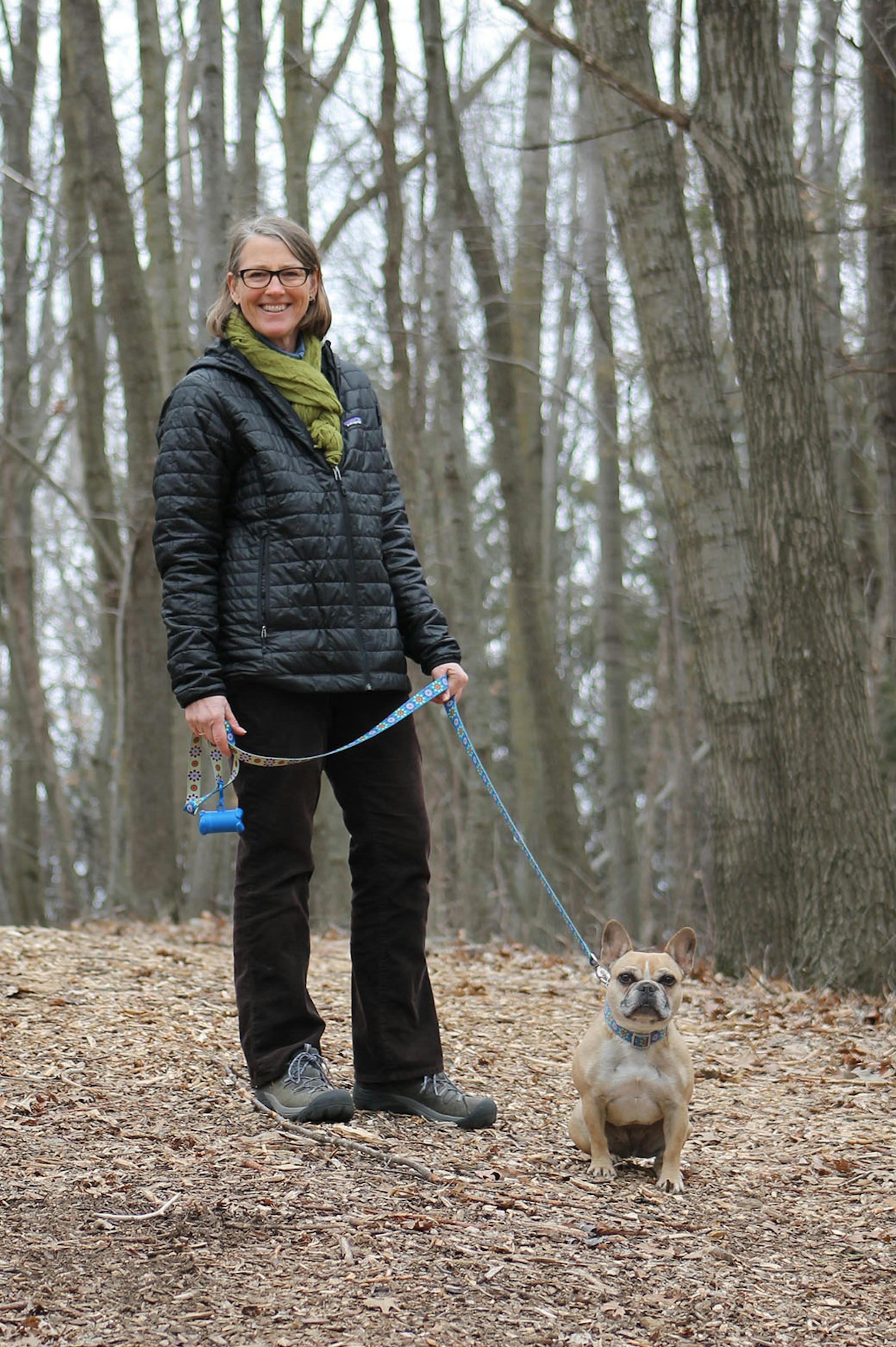Jean Larson, nature therapist, for Outdoors Weekend.