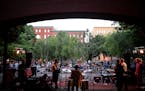 Mears Park in downtown St. Paul hosts bands most Thursdays in summer thanks to the Lowertown Sounds series.