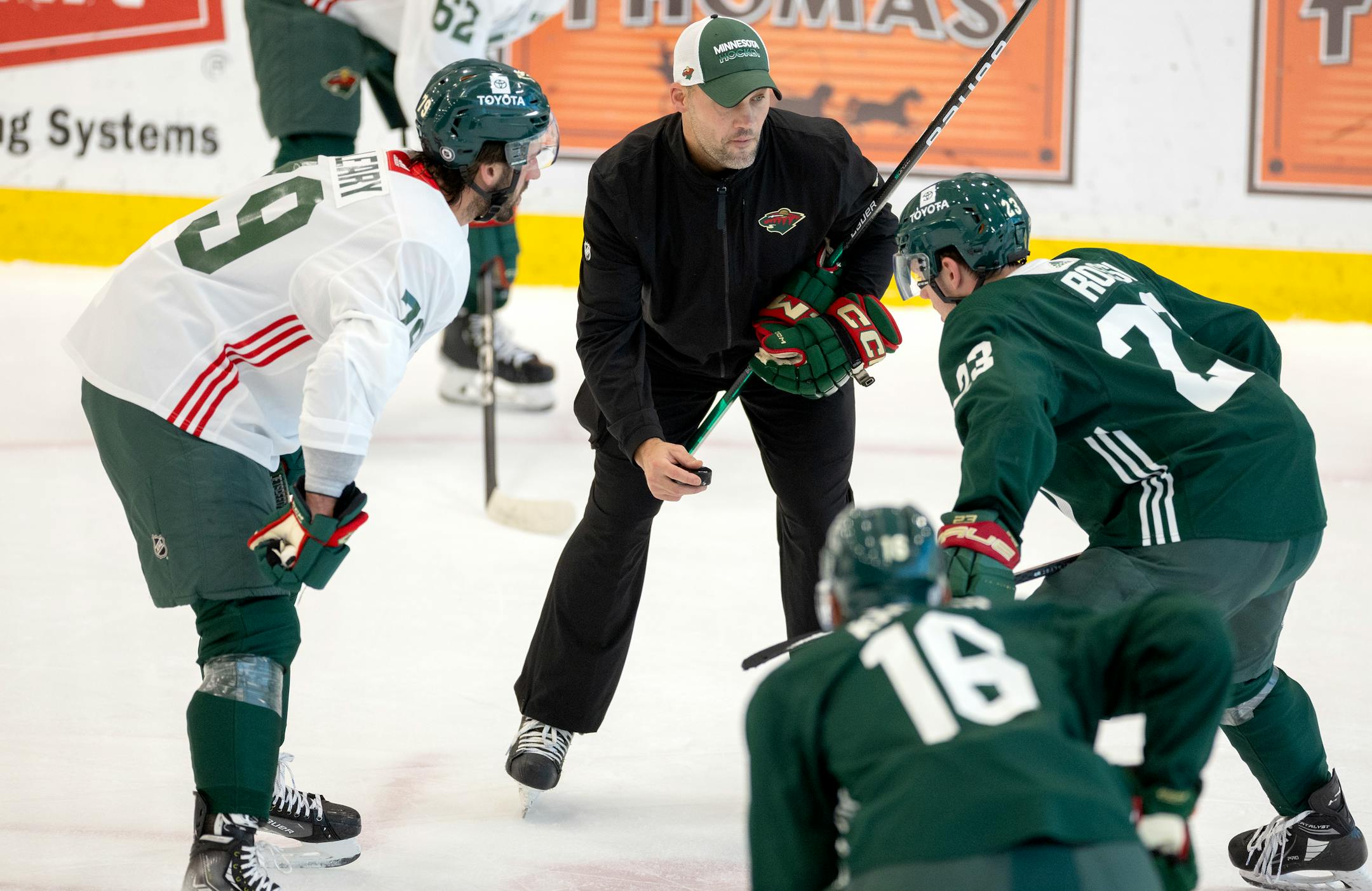 Minnesota Wild during training camp Thursday, September 21, 2023, at TRIA Rink in St. Paul, Minn.mber 20, 2023, at TRIA Rink in St. Paul, Minn. ] CARLOS GONZALEZ • carlos.gonzalez@startribune.com