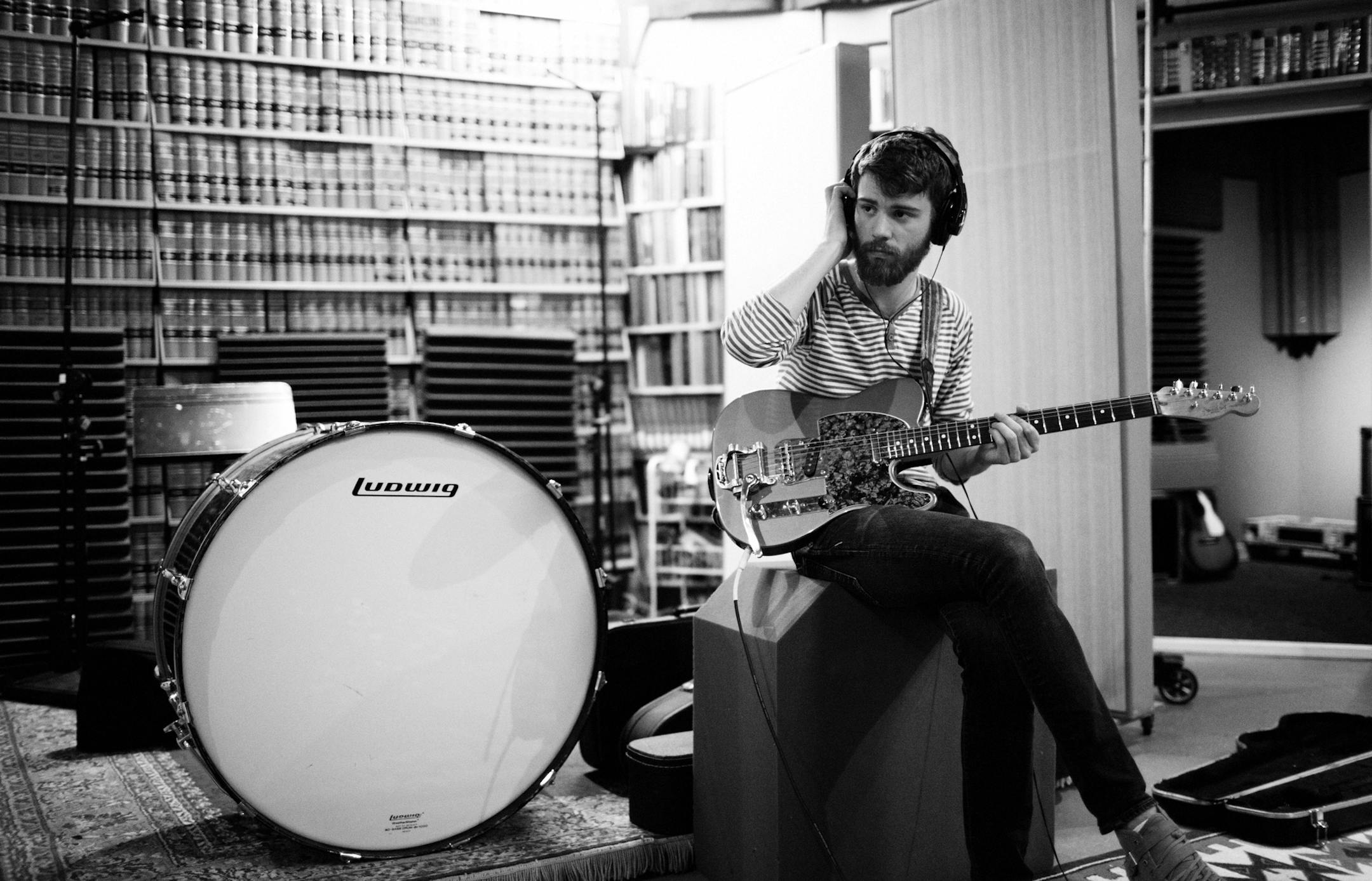 John Mark Nelson recorded his latest album at The Library studio in Dinkytown, which he described as "more like a living room instead of a sterile studio."