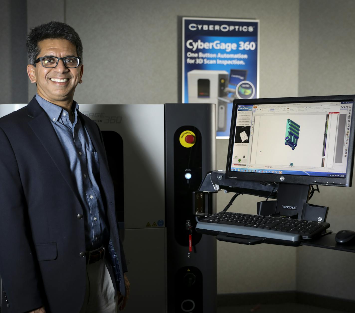 CyberOptics CEO Subodh Kulkarni says that even with the firm&#x2019;s growth, the market is huge. &#x201c;We&#x2019;re a relatively unknown player today,&#x201d; he says.