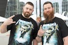Josiah Hamin and John Bidwell, Wisconsin residents, drove over 3.5 hours to see Metallica, the second concert on August 20, 2016 at US Bank Stadium in