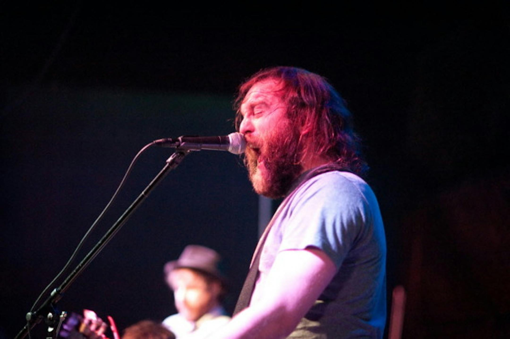 Gabriel Douglas of the 4onthefloor goes in for the kill. / Photo by Jules Ameel