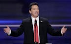 Actor Scott Baio speaks during the opening day of the Republican National Convention in Cleveland, Monday, July 18, 2016. (AP Photo/J. Scott Applewhit
