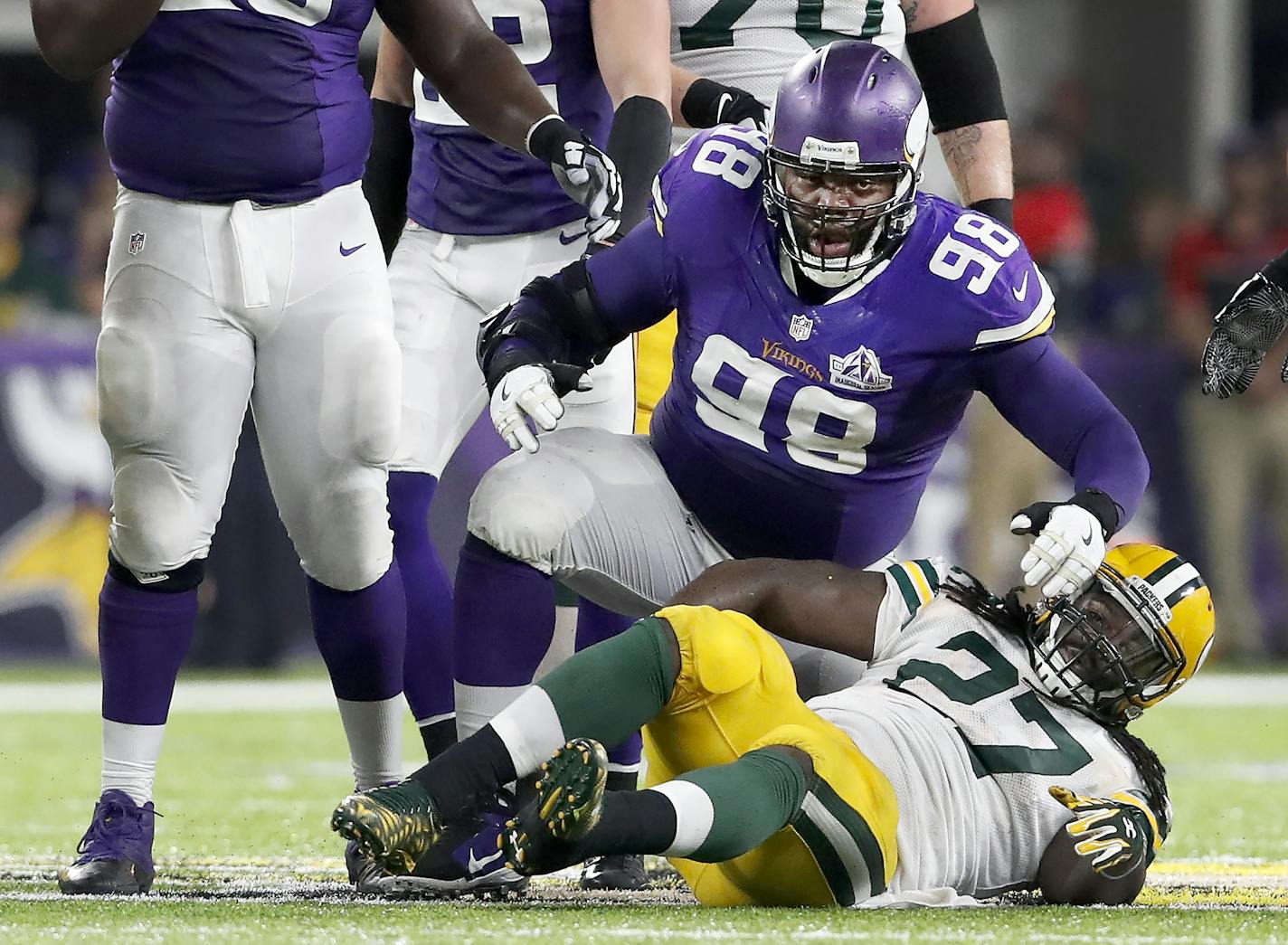 Minnesota Vikings Linval Joseph (98).