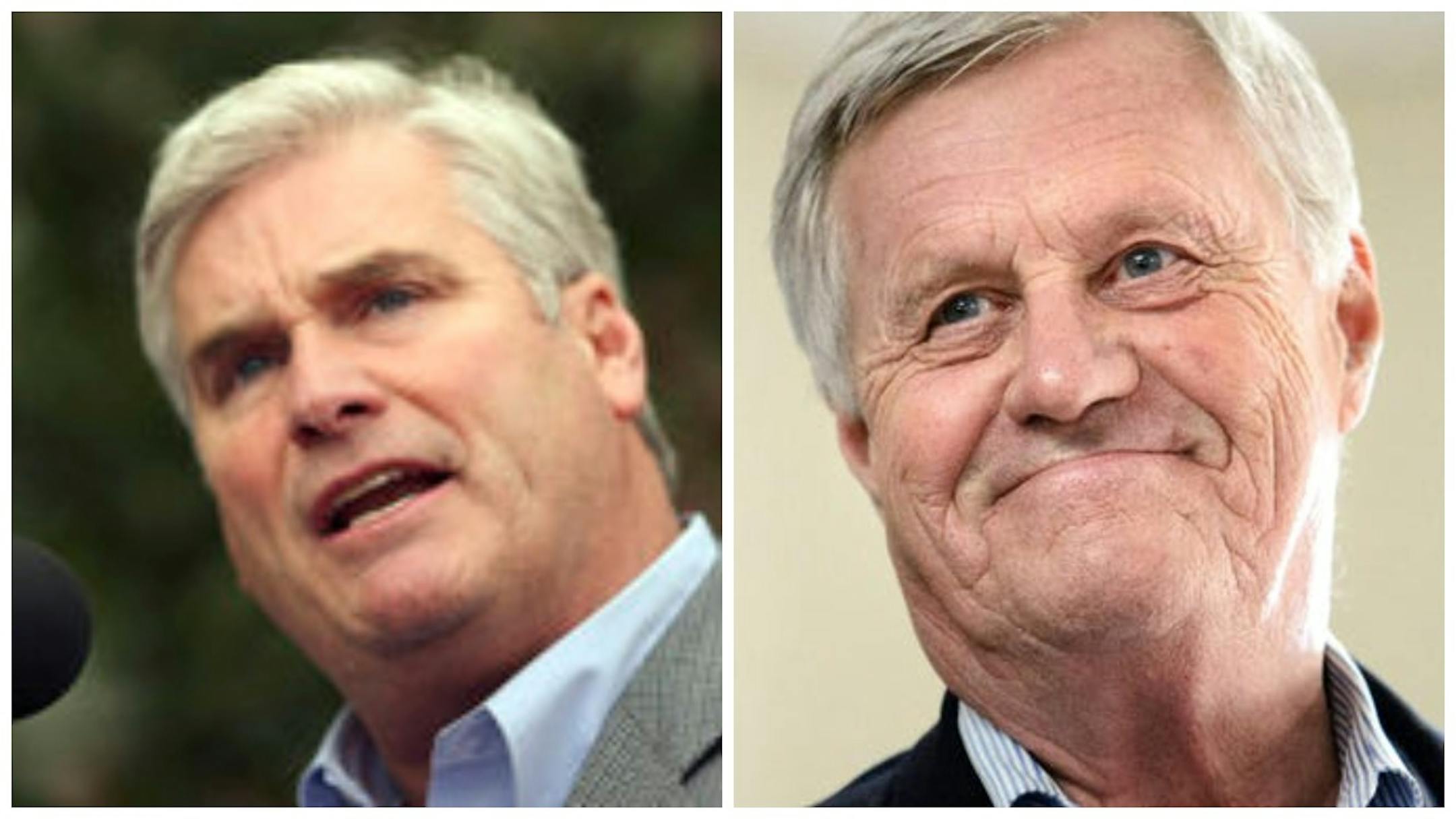 U.S. Reps. Tom Emmer and Collin Peterson.