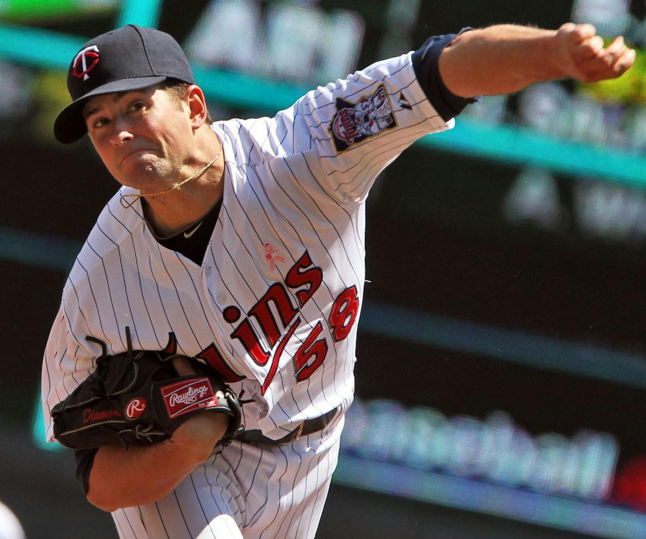 Twins pitcher Scott Diamond