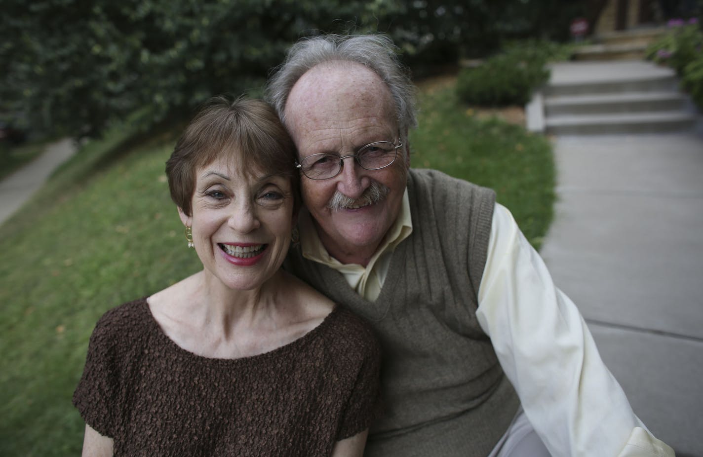 Jon and Katherine Cranney satin front of their home in Minneapolis Min., Friday, August 30, 2013. The Cranneys will star in "On Golden Pond" ] (KYNDELL HARKNESS/STAR TRIBUNE) kyndell.harkness@startribune.com