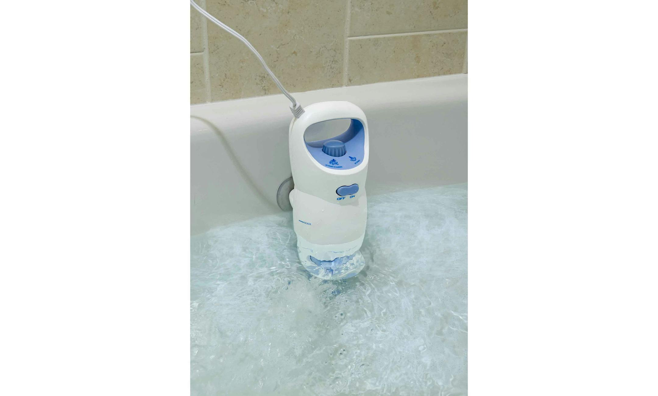 Transform your bathtub into a Jacuzzi by simply attaching this gadget to it. You can control how powerful you want the pump to be. $129.95 at Hammacher.com (Hammacher) ORG XMIT: 1190249