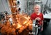 Gregg Obbink, a former engineer who designed satellites for NASA, turned to spirits after he retired. The master distiller has developed a way to spee