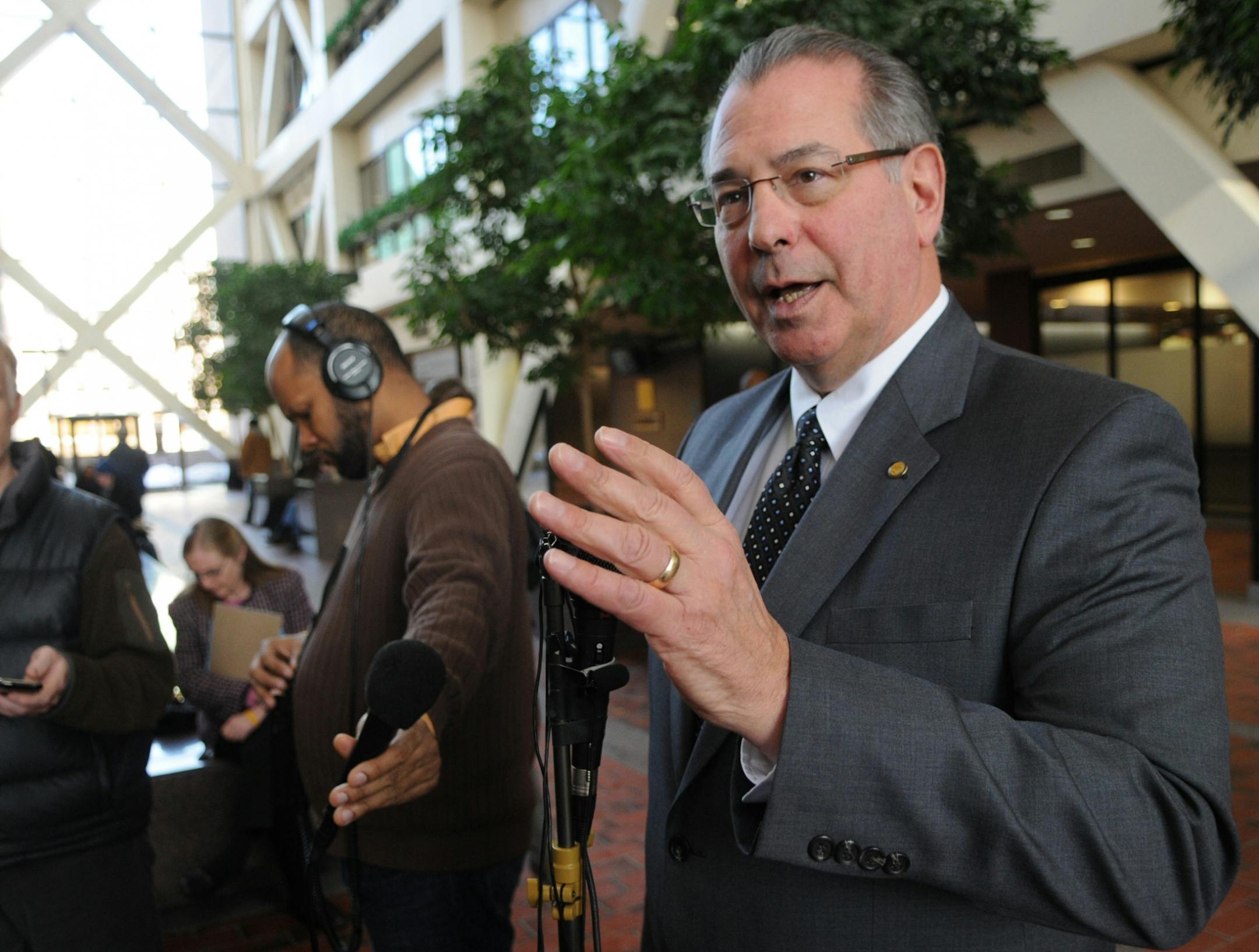 Hennepin County Attorney Mike Freeman explained details of charges filed against Casey M. Walters, who is to appear in court Wednesday to face allegations that she drove the car from which a shot was fired last November in south Minneapolis.