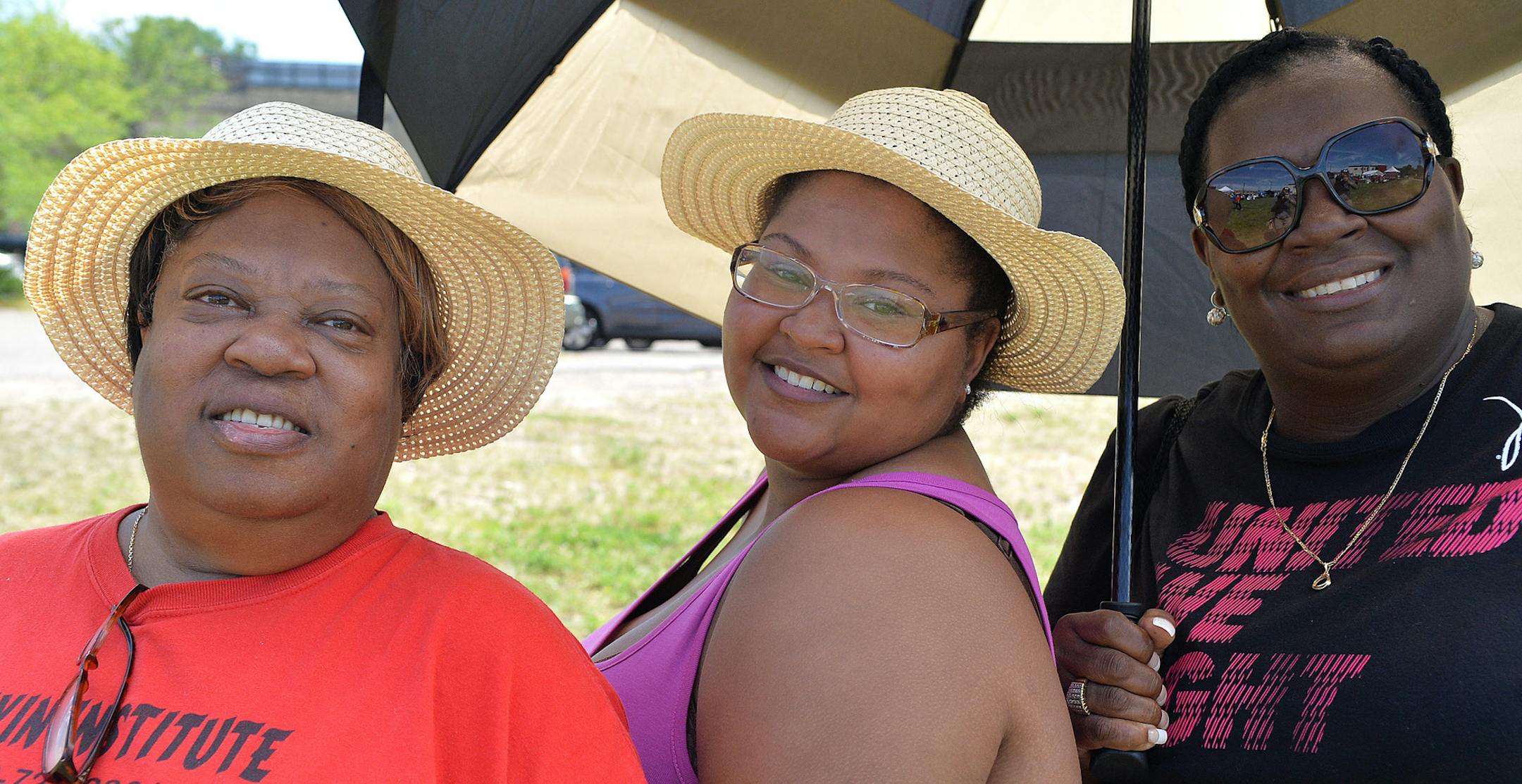 Althea, Laneisha and Lori Jackson.
