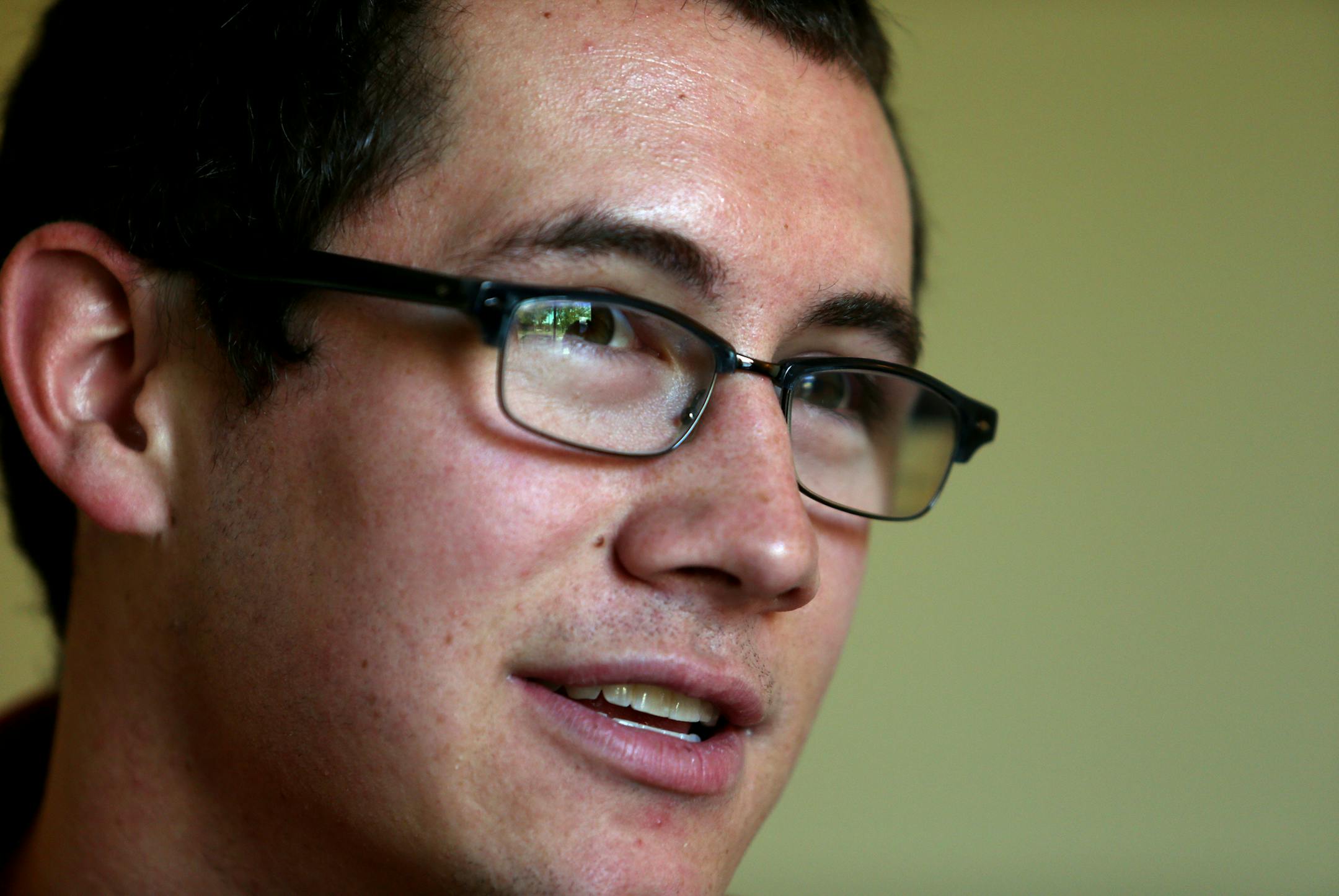 Graham Wagner is a student of Minnesota Life College. Richfield, MN on October 9, 2013. ] JOELKOYAMA‚Ä¢joel koyama@startribune