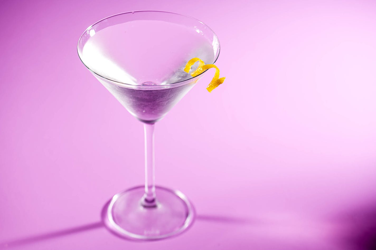 Martini with a twist. MUST CREDIT: Photo for The Washington Post by Rey Lopez.