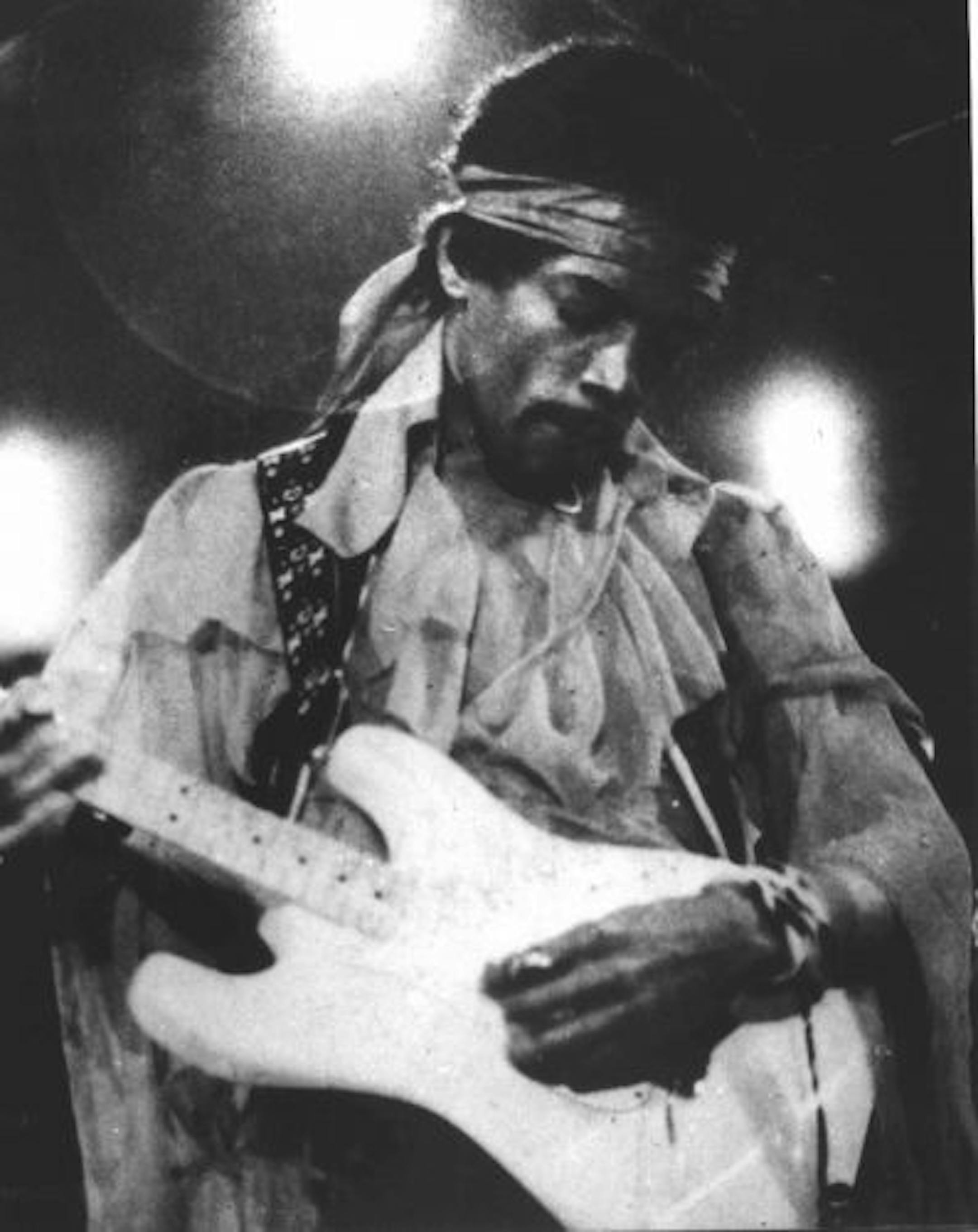 Jimi Hendrix is shown in an undated photo.