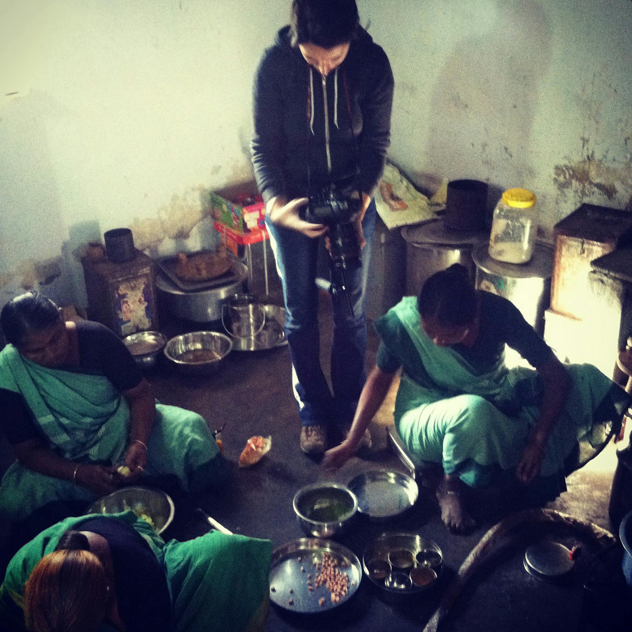 Photo by the Perennial Plate Mirra Fine shooting in India.